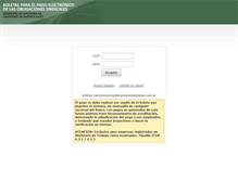Tablet Screenshot of camioneros-ba.impresiondeboletas.com.ar